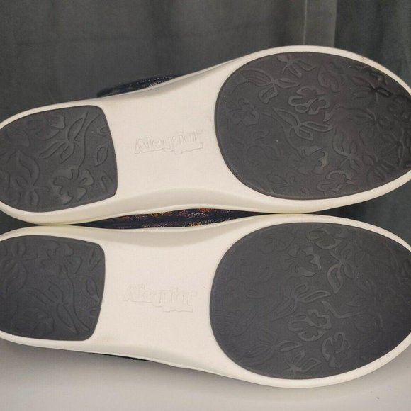 Alegria by PG Lite Women’s Slip On Shoes Sz 41 US 10 Floral Leather - Picture 6 of 9
